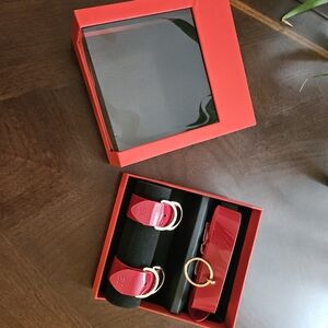 Hiney Birdette Limited Edition Liquid Leather Red Bondage Set